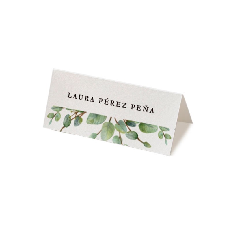 PACK 8 PLACE CARDS GREENERY