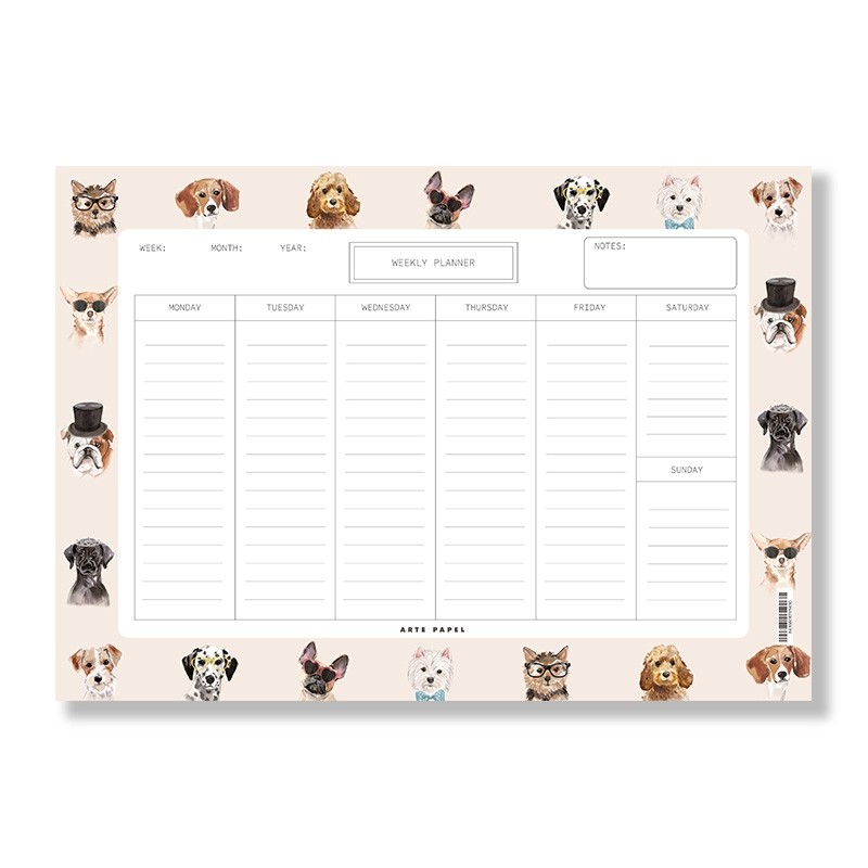 DOGS PLANNER LARGE