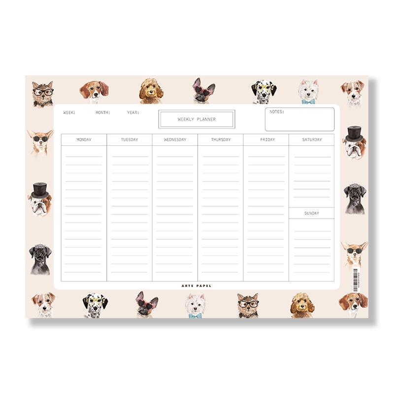 DOGS PLANNER LARGE